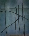 Marcase: Lineair 3 - 2006 - acrylic on canvas - 100 x 80 cm. Collection: University of (B)Antwerp