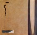 Marcase: Alles of niets 1989 - acrylic on canvas - 50cm x 160cm